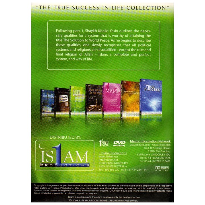 ISLAM - The Only Solution to World Peace (DVD) | Dar-us-Salam