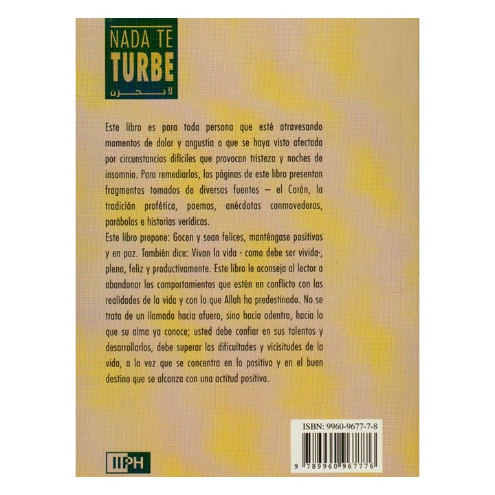 Spanish: Nada Te Turbe - Don’t Be Sad | Order Now at Dar-us-Salam