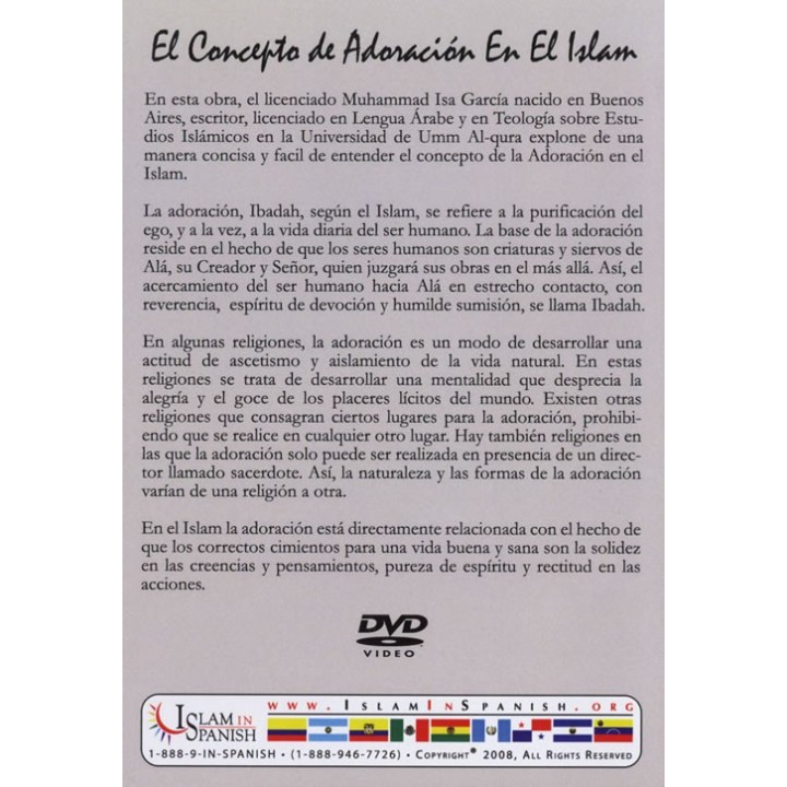 Spanish: Concepto de Adoración en Islam (DVD) | Dar-us-Salam