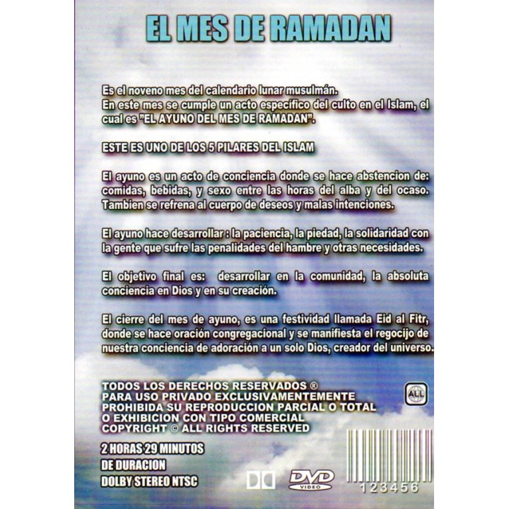 Spanish: Ramadán: El Ayuno (DVD) | Order Now at Dar-us-Salam