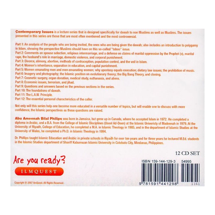 Contemporary Issues (12 CDs) | Order at Dar-us-Salam