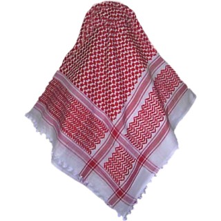Shemagh / Ghutra / Scarf for Men (Red/White) | Dar-us-Salam