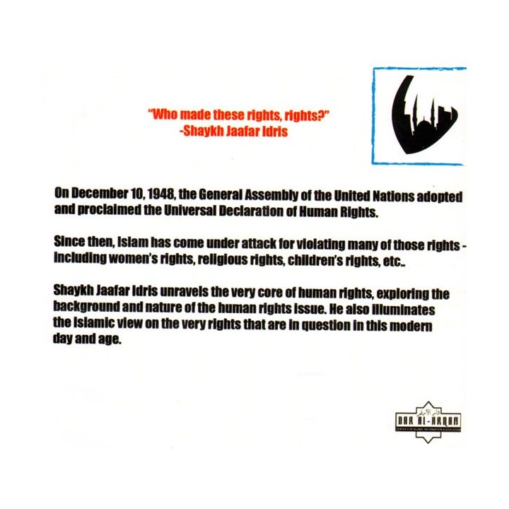 Human Rights in Islam (CD)