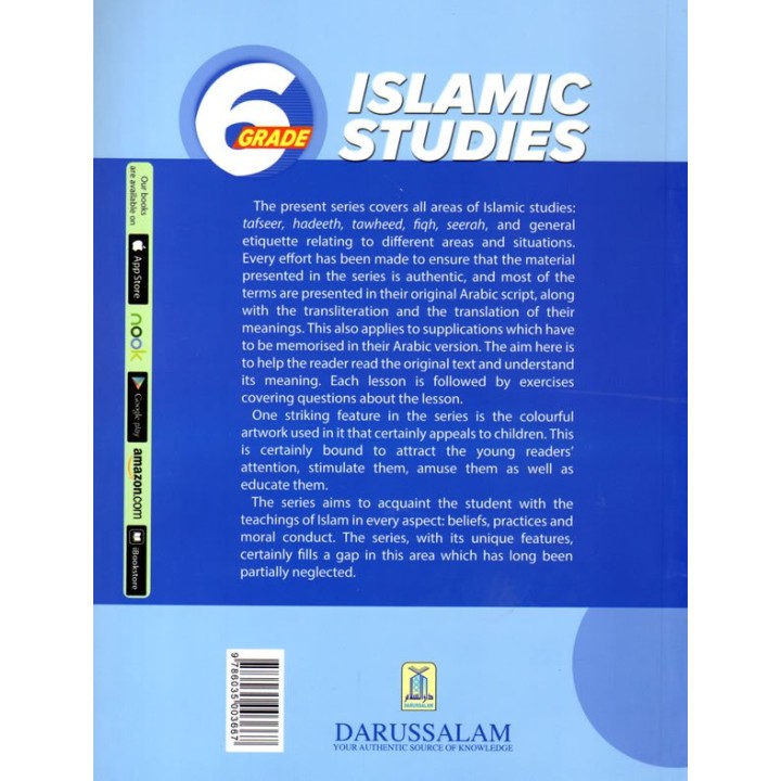 Islamic Studies Grade 6 | Sixth Grade Study Book | Dar-us-Salam