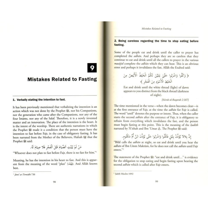 Clarifying Common Mistakes Widespread Among The Muslims