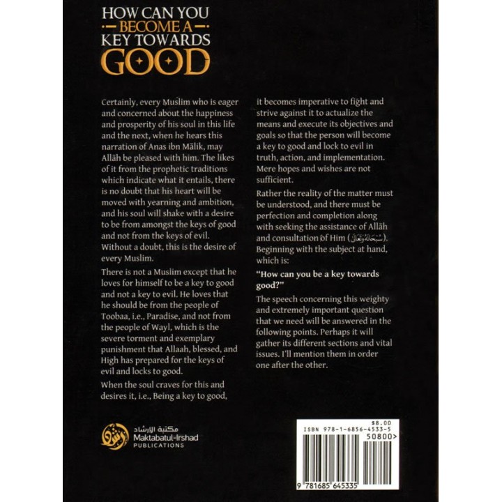 Become a Key Towards Good مفتاحاً للخير | Buy at Dar-us-Salam