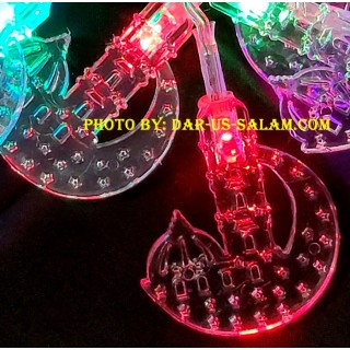 20 Crescent Masjid String Lights | Islamic Decor at Dar-us-Salam