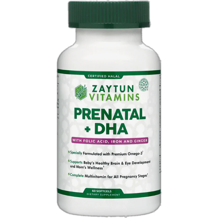 Halal Prenatal Vitamins+DHA | Pregnancy Wellness | Dar-us-Salam