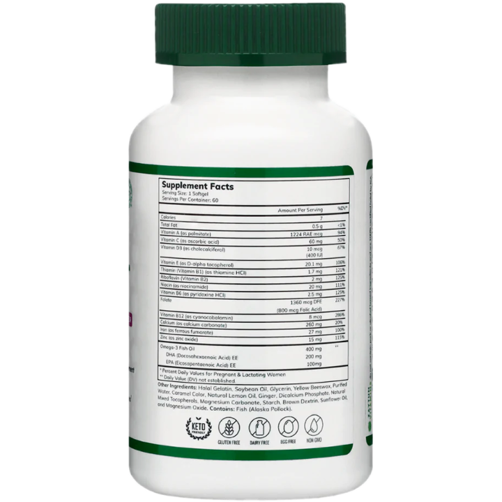 Halal Prenatal Vitamins+DHA | Pregnancy Wellness | Dar-us-Salam