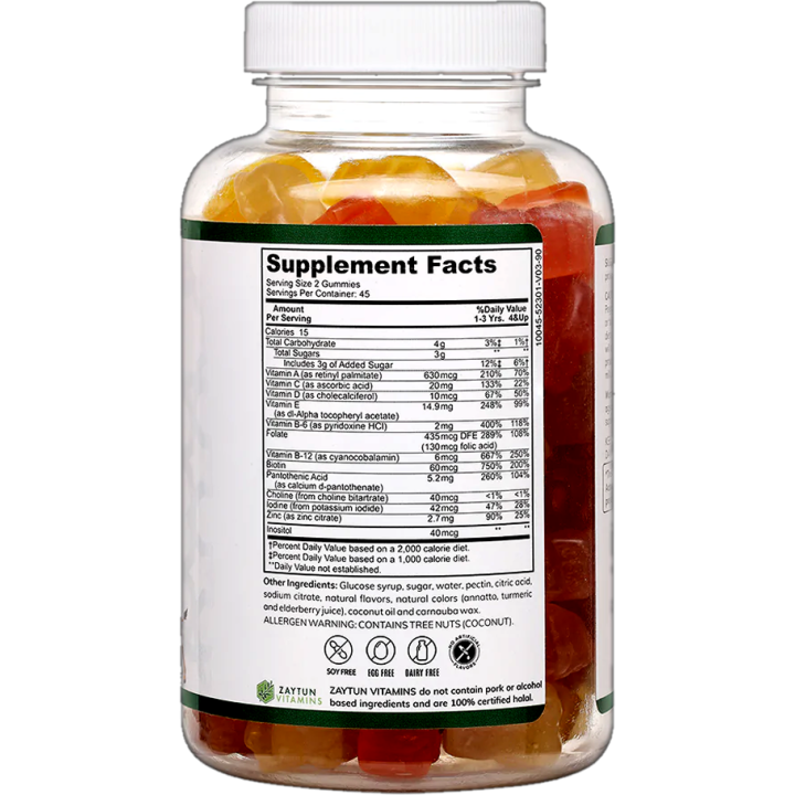 Halal Kids Multivitamin Gummies | Nutrition for Kids | Dar-us-Salam