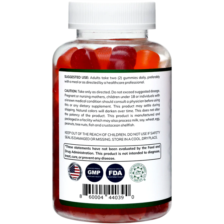 Halal Vitamin D3 2000IU Gummies | Buy it at Dar-us-Salam