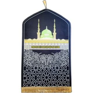Arch-Shaped Padded Prayer Rug for Support | Dar-us-Salam