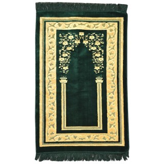 Prayer Rug with Cut Work Design | Premium | Dar-us-Salam