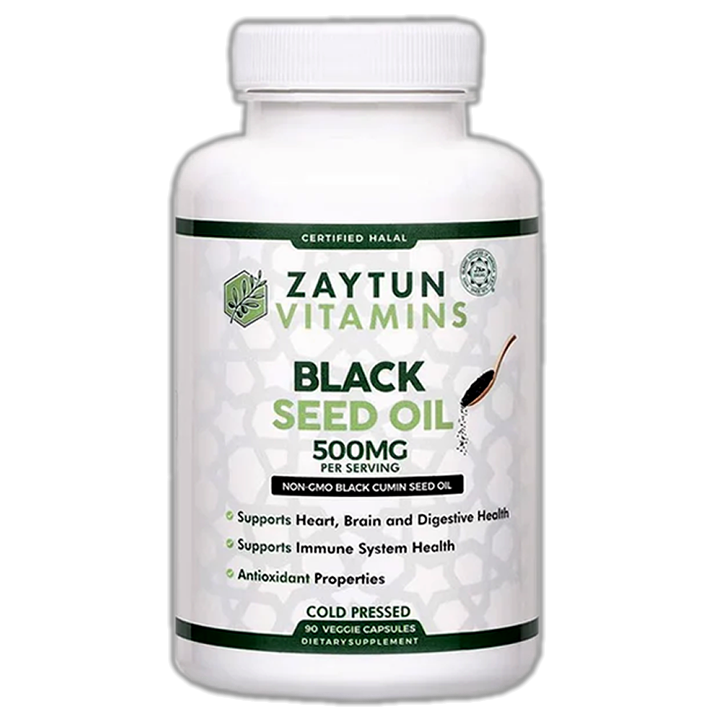 Black Seed Oil 500mg (90 Capsules) | Immune Support | Dar-us-Salam